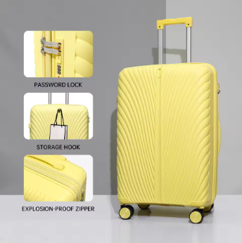 Pi1417 SNew Large Capacity Durable Suitcase for Men and Women, Boarding Suitcase, Cosmetic Case, Suitcase 14/20/24/28