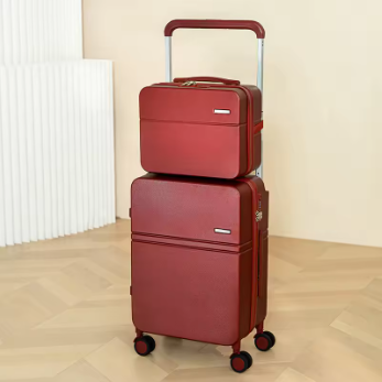 L587 sushimu Suitcase Travel Suitcase Men 20 24 26 Carry-On Luggage Women PC Aluminum Frame Trolley Case TSA password lock