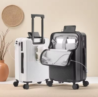 TH140 Multi-Functional Business Suitcase Front Open Boarding Case Abs+Pc Material Cup Holder UBS Charging To Interface Suitcase 20