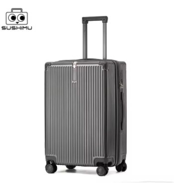 L620 Msushimu Suitcase Wide Handle Travel Suitcase Men 20 24 26 Carry-On Luggage Women PC Trolley Case Can expand capacity