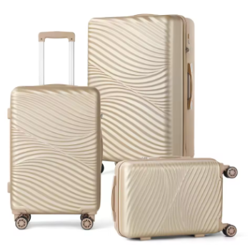 TH138 PC+ABS Expandable Luggage with Double Spinner Wheels & TSA Lock - Mint Green Airline Approved