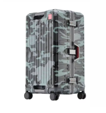 L622 Suitcase Wide Handle Travel Suitcase Men 20 24 26 Carry-On Luggage Women PC Aluminum Frame Trolley Case