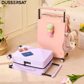 P1572 2Wide Handle Travel Suitcase - Carry-On Luggage Trolley Case for Men And Women 20 24 26 Inch - Durable Men's And Women's Suitcase