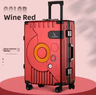 L639 Large Capaci Aluminum Alloy Frame Lage Suitcase Hand Pull Men's 20 Inch 24 Inch Durable Travel Bag