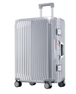 TH197 SUSHIMU Suitcase Wide Handle Travel Suitcase Men 20 24 26 Carry-On Luggage Women PC Trolley Case