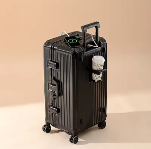 Pi1497 2024 New Durable Large Capacity Luggage Sets Suitcase USB Charging Men Carry-On Boarding Travel 24/26/28/30/34