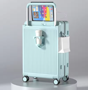 Pi1499 New Wide Trolley Suitcase 20 inch Multifunctional Travel Boarding Box 26 inch Large Capacity Rolling Luggage Trolley Case