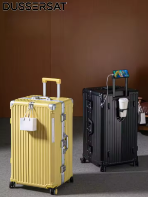 Pi1504 Hard Shell Carry-On Suitcase Rolling Travel Luggage with Spinner Wheels 20 24 26 28 30 Inch Large Capacity Durable Luggage