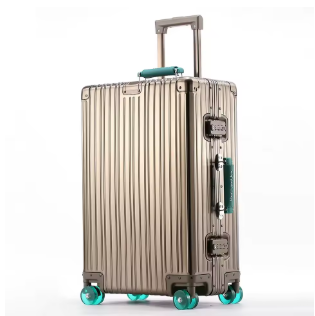 L685 All Aluminum-magnesium Suitcase Travel Rolling Luggage Alloy Trolley Case Bag with Spinner Silent Wheel TSA Lock Carry-On Cabins