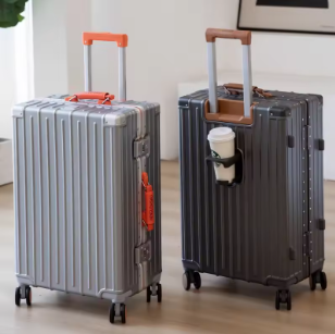 Pi1514 Luggage Multifunctional Trolley Case Aluminium Frame Rechargeable Suitcase Large Capacity Student Password Box 20-28 inch