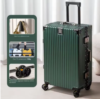 L706 New Aluminum Frame Luggage 20/22/24/26/28 Inch Student Trolley Case Sturdy PC Materia Large Capacity Suitcase on Wheels
