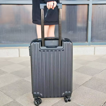 L732 New Trolley Suitcase Suitcase with Hook Universal Wheel Zipper Closed Telescopic Pull Rod Unisex Large Capacity Hard Shell Password Lock