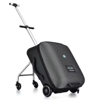 TH264 Formsio Kids Scooter Suitcase Lazy Carry On Rolling Luggage Box Sitting Trolley Bag For Baby