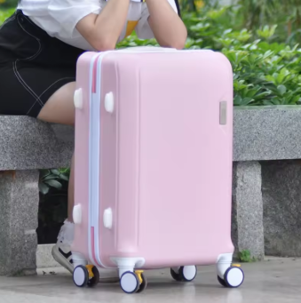 L752 Faionable Korean Sle 20 Inch Lage Suitcase Cute Pull Rod Password Travel Suitcase Large Capaci Leather Box for Men A...