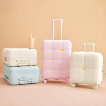 L755 2Elegant Rose Pink 20in Hardside Carry On Luggage Secure Spinner Trolley Suitcase New Upgrade Combination Lock Unisex Travel Bag
