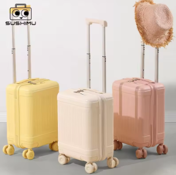 L762 Aviation-Specific 18-Inch Carry-On Luggage for Kids: Ultra-Lightweight Travel Suitcase with Combination Lock