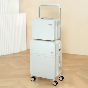 Pi1583 2024 New Design Large Capacity Suitcase Wide Handle Men Women Carry-On Luggage Travel Trolley Case USB Charging 20/24/26 inch