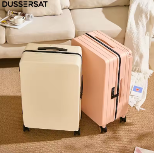 L776 Carry-On Luggage Suitcase Wide Handle Travel Rolling Spinner Wheels TSA Lock Unisex 20 24 26 Inch Cabin PC Material Suitcase