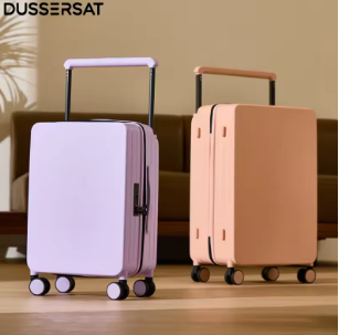 L779 Durable Wide Handle Travel Suitcase Carry-On PC Material Luggage Trolley Case for Men And Women Available in 20 24 26 Inch Sizes