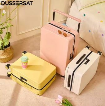L784 Wide Handle Travel Suitcase - Carry-On Luggage Trolley Case for Men And Women 20 24 26 Inch - Durable Men's And Women's Suitcase