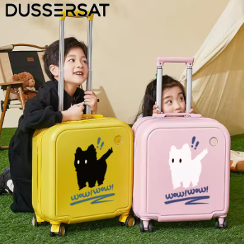 TH306 Multifunctional Combination Suitcase Trolley Suitcase Cup Holder USB Charging Port ABS Large Capacity Portable Trolley Case