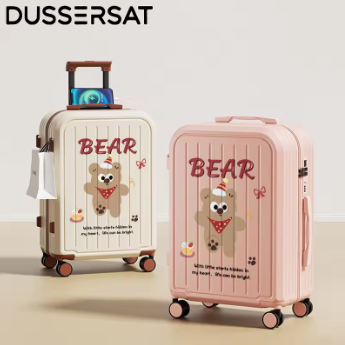 TH310 20 22 24 26 28 Inch Cartoon Print Luggage Suitcase Travel Trolley Bag Lightweight Durable Spinner Wheels for Women Men Kids