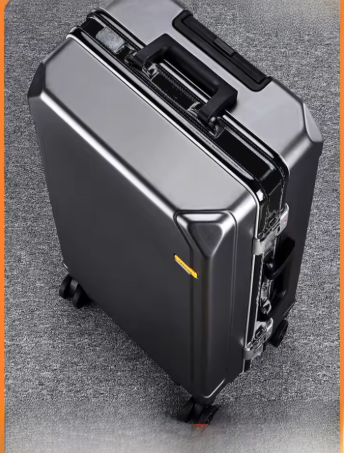 Pi1588 Thiened Aluminum Frame Lage Suitcase Faionable Trendy Travel Bag for Students And Youth with Lo And Four-Way Wheels