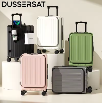 TH317 Side Opening Luggage 2025 New Extendable Multifunctional Trolley Case 20 24 26 Inch Suitcase travel Case Cabin Carry-On Suitcase