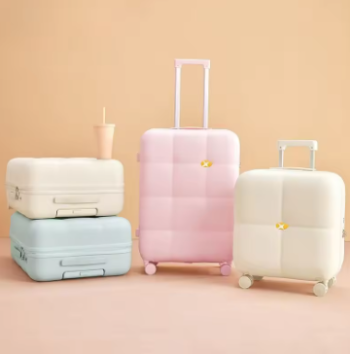 L793 Elegant Rose Pink 20in Hardside Carry On Luggage Secure Spinner Trolley Suitcase New Upgrade Combination Lock Unisex Travel Bag