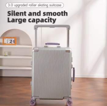 L850 New Style Skate-Wheel Luggage, 24-inch Travel Suitcase, 20-inch Carry-On Suitcase, Premium Combination Lock Suitcase, Business T