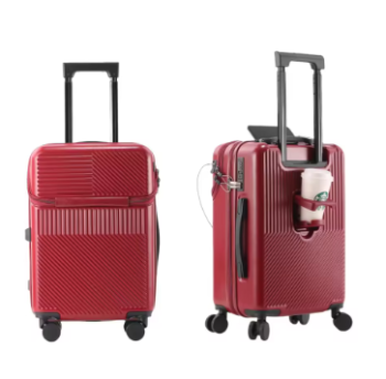 Pi1684 1 piece of luggage, 20/22/24/26 inches, swivel wheel combination lock carry-on luggage, multi-purpose travel luggage