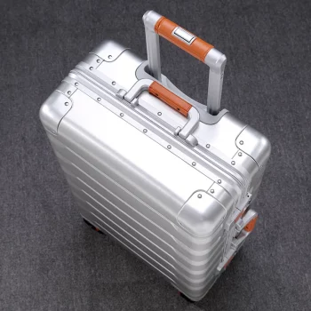 K1409 New Trend All aluminum travel luggage 20/24 inch carry-on men's and women's luggage