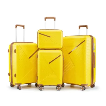 K1174 Luggage Sets 4 Piece 14 20 24 28 Expandable Lightweight Suitcase