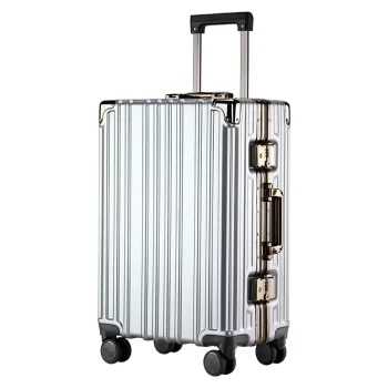 KF7211037 New Aluminum Frame Suitcase Travel Bags Man Cabin 20 " High Appearance Level Rolling Luggage