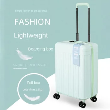 K1191 Travel Luggage Ultra-light 20-inch Boarding Cabin carrier Mute Universal Wheel Trolley Suitcase