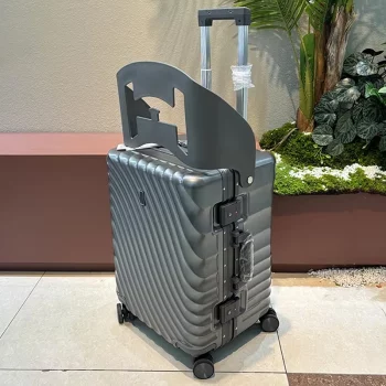 K1223 Baby Mother Suitcase Children Can Sit Ride on Trolley Luggage