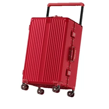 K896 Spinner Trolley Suitcase Wide Handle Replaceable Wheel Anti Shock Aluminum Frame