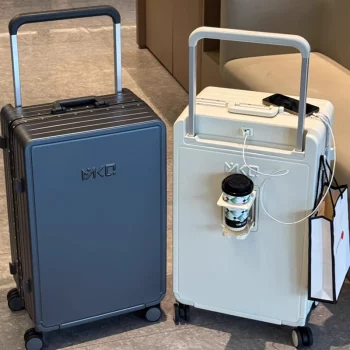 KF728834 Wide Trolley Luggage Aluminium Frame 28 inch Large Capacity Suitcase