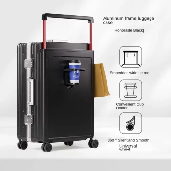 K933 Wide Handle Suitcase Female 20-inch Small Boarding Luggage