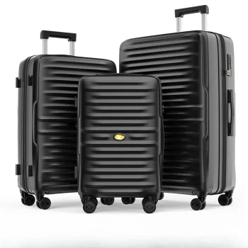 K1249 Rolling Luggage Case Business Travel Suitcase on Wheels High-capacity Abrasion Resistance Trolley Luggage Bag