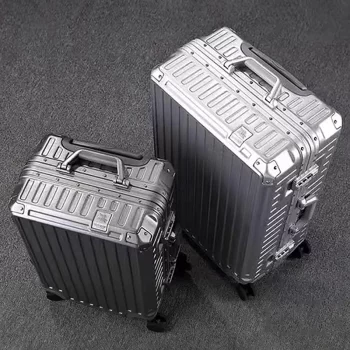 K1003 Luggage Sturdy Aluminum Frame Suitcase Boarding Case