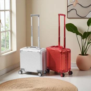 K1502 Aluminum-magnesium alloy suitcase business computer boarding case