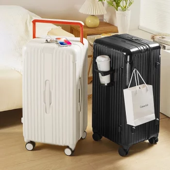 K962 Wide Handle Suitcase Female New Luggage carrier Password Trolley Case 20 Inch Suitcase