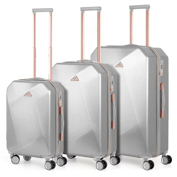 KF8181303 3PCS Luggage Set ABS Hardside Travel Luggage with Spinner TSA for Business Trip ABS Travel Luggage Set