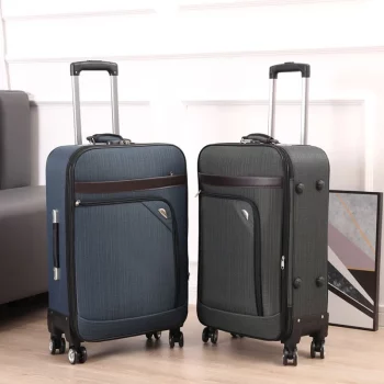 K1426 Travel bag Suitcase Roller Luggage Bag Canvas Box Waterproof Oxford Suitcase Travel Bag