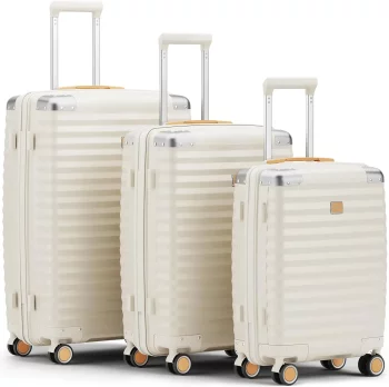 K937 Travel Luggage Suitcase TSA Lock Durable Lightweight PP Hard Shell Suitcase,