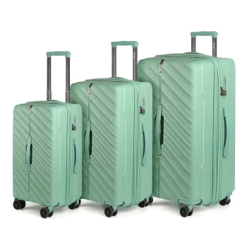 K1471 Suitcase Set Large Capacity Stylish Hardshell Expandable Luggege with Spinner Wheels
