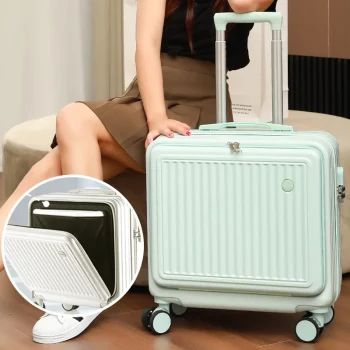 K903 18 Inch Trolley Case Travel Suitcase Boarding Case Mini Password Box Suitcase