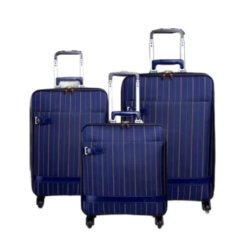 K1386 Premium Oxford Business Carry-On Luggage - Large Capacity Trolley Suitcase with Spinner Wheels