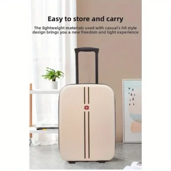 K1327 New Foldable Carry On Luggage 20 Inch 24 Inch Lightweight Suitcase for Travel
